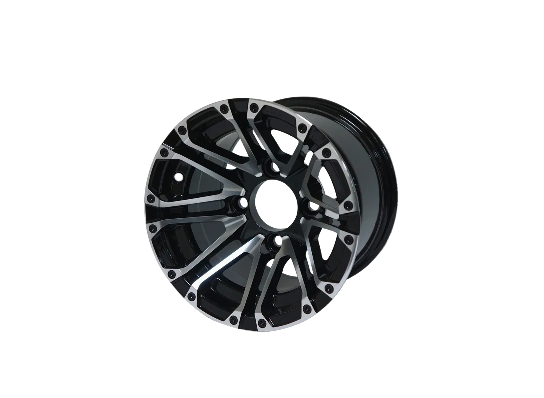 10" Lancer Machined/Black Wheel
