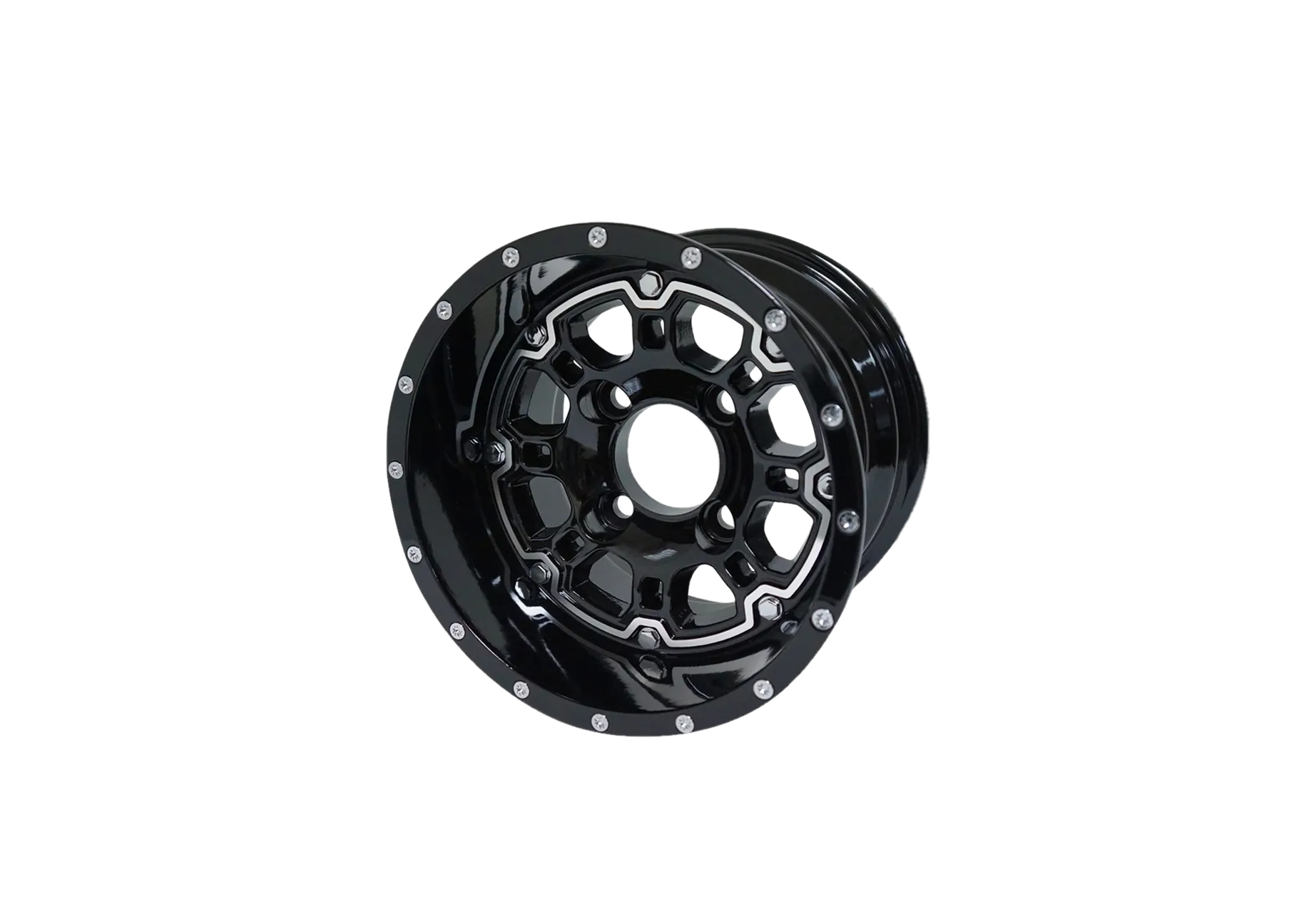 10" Panther Glossy Black Wheel