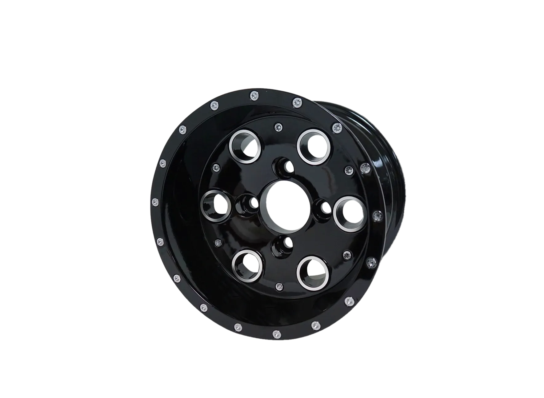 10" Pioneer Glossy Black Wheel